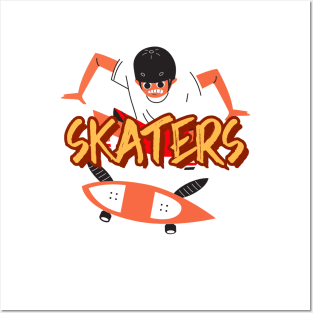 Skateboarders Skaters life Posters and Art